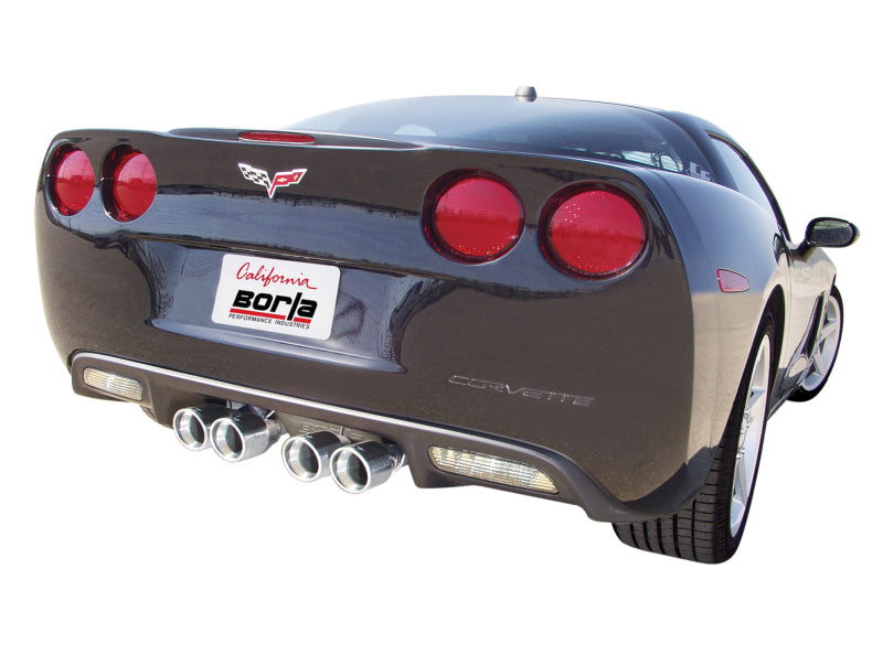 Borla 05-08 Corvette Convertible/Coupe 6.0L/6.2L 8cyl SS S-Type Exhaust (REAR SECTION ONLY).