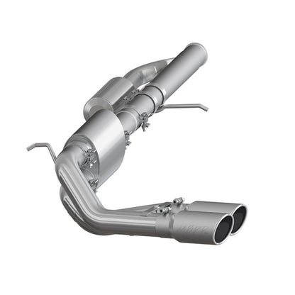 MBRP 09+ Chevrolet Silverado 1500 3in Cat Back Pre-Axle Dual Outlet w/ 4in Tip - T304.