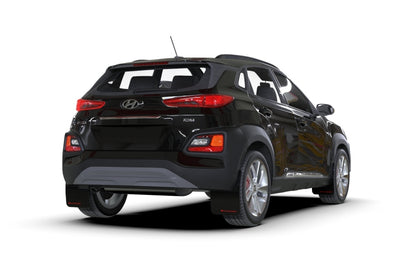 Rally Armor 18-20 Hyundai Kona Only UR Black Mud Flap w/ Grey Logo.