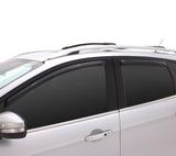 AVS 14-17 Nissan Rogue (Excl. Sport Model) Ventvisor Front & Rear Window Deflectors 4pc - Smoke.