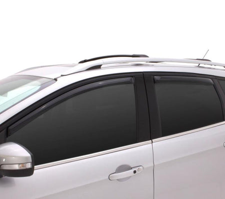 AVS 13-18 Nissan Sentra Ventvisor In-Channel Front & Rear Window Deflectors 4pc - Smoke.