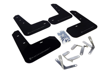 Rally Armor 13+ Subaru BRZ / 13+ Scion FR-S UR Black Mud Flap w/ Grey Logo.