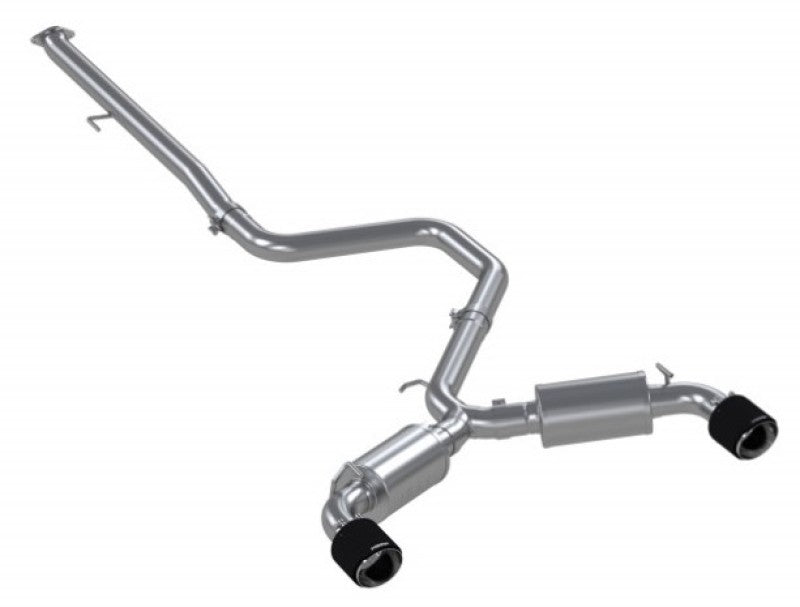 MBRP 2019+ Hyundai Veloster N 2.0L Turbo 3in Cat Back - T304 Stainless - Carbon Fiber Tip.