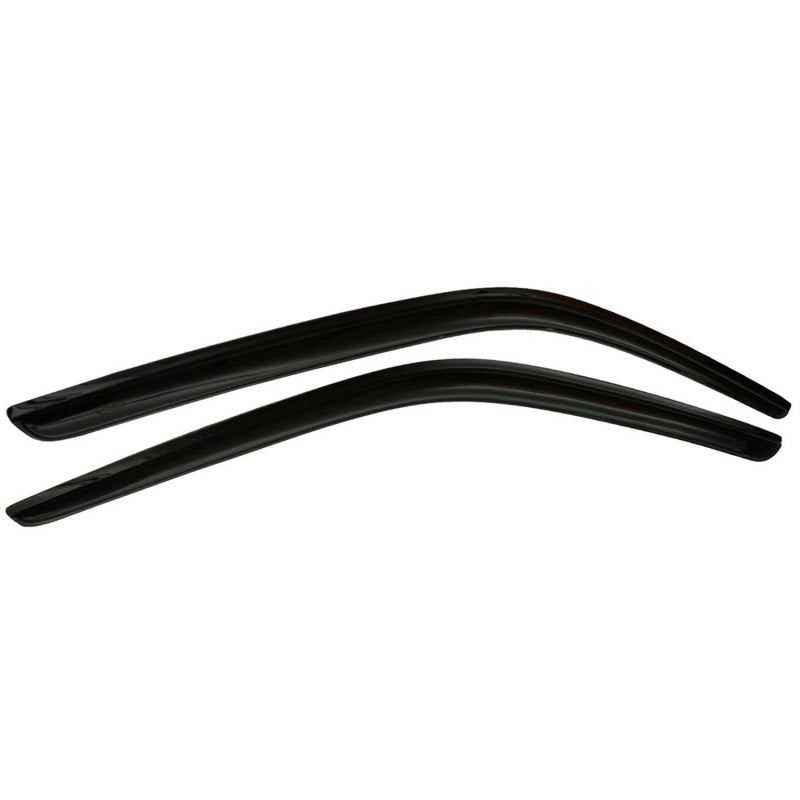 AVS 88-93 Ford Mustang (Excl. T-Top) Ventvisor Outside Mount Window Deflectors 2pc - Smoke.