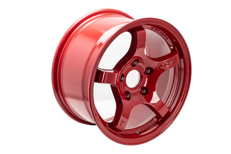 Gram Lights 57CR 18x9.5 +38 5x114.3 Milano Red Wheel.