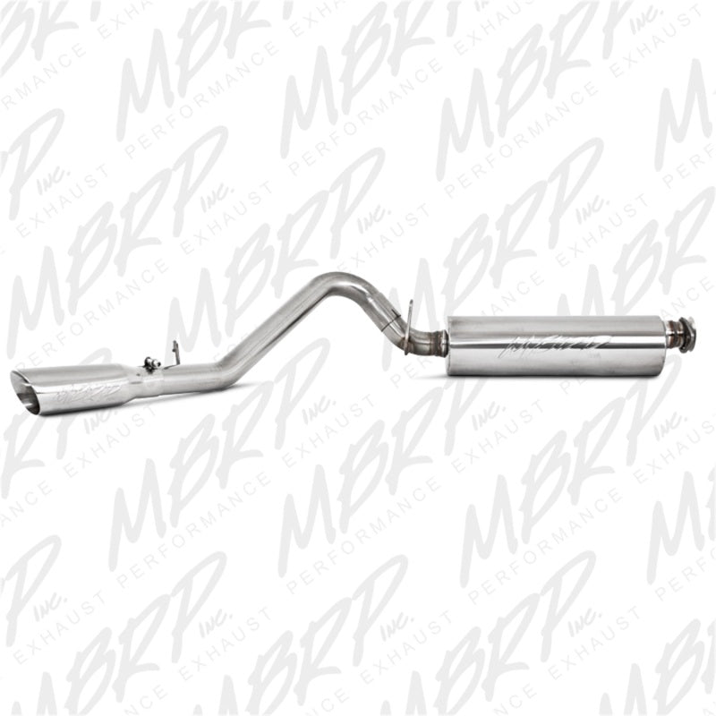 MBRP 2000-2006 Jeep Wrangler (JK) Inline-4 2.5L Inline-6 4.0L Cat Back Single Side.