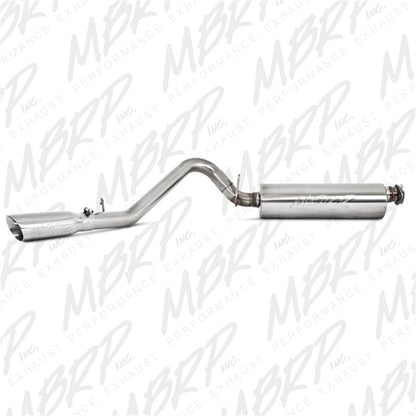 MBRP 2000-2006 Jeep Wrangler (JK) Inline-4 2.5L Inline-6 4.0L Cat Back Single Side.