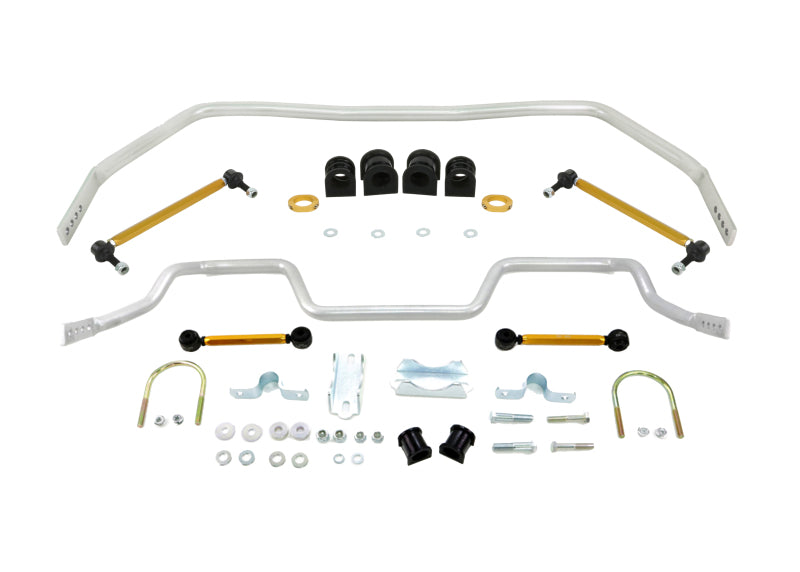 Whiteline 05-14 Ford Mustang (Incl. GT) Front & Rear Sway Bar Kit.