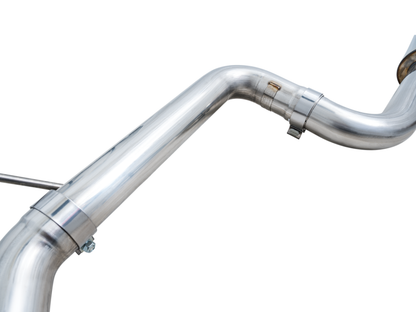 AWE Tuning Track Catback Edition Exhaust - Chrome Tips | 3020-32658