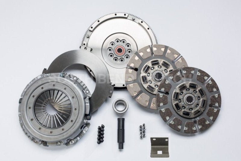 South Bend Clutch 08-09 Ford 6.4L ZF-6 Street Dual Disc Clutch Kit.