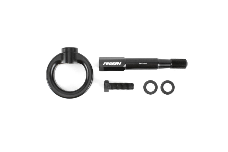 Perrin 15-17 Subaru WRX/STI Tow Hook Kit (Front) - Flat Black.