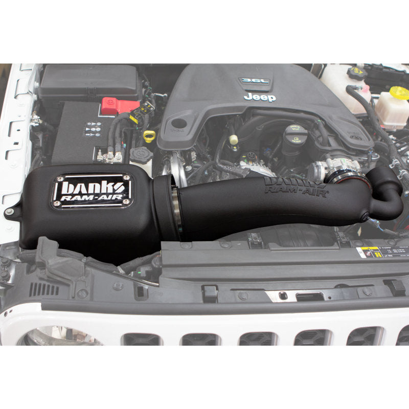 Banks Power 18-20 Jeep 3.6L Wrangler (JL) Ram-Air Intake System - Dry Filter.