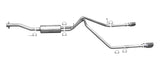 Gibson 15-19 Chevrolet Colorado LT 2.5L 2.25in Cat-Back Dual Split Exhaust - Stainless.
