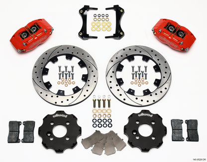 Wilwood Dynapro Radial Front Kit 12.19in Drilled Red Mini Cooper.