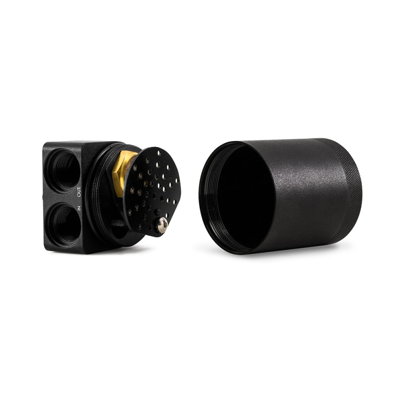 Mishimoto 2020+ Chevrolet Corvette C8 Baffled Oil Catch Can Kit (PCV Side) - Black.