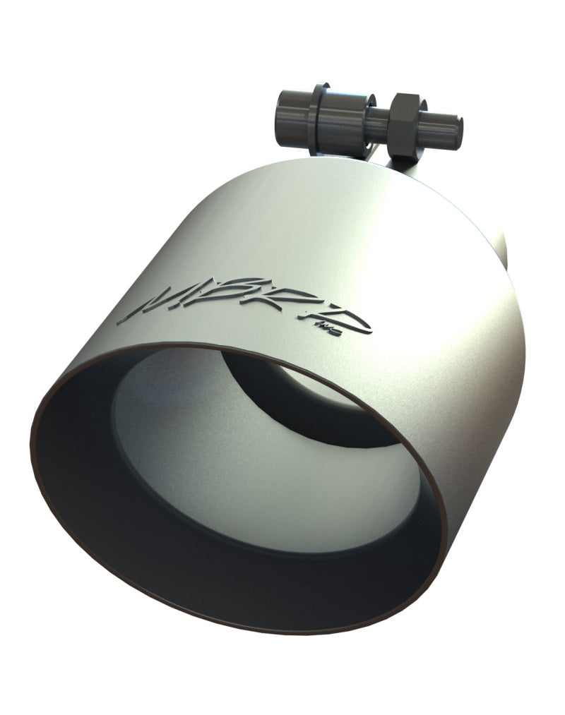 MBRP Universal Tip 4in O.D. Dual Wall Angled 2.5in inlet 8in length T304.