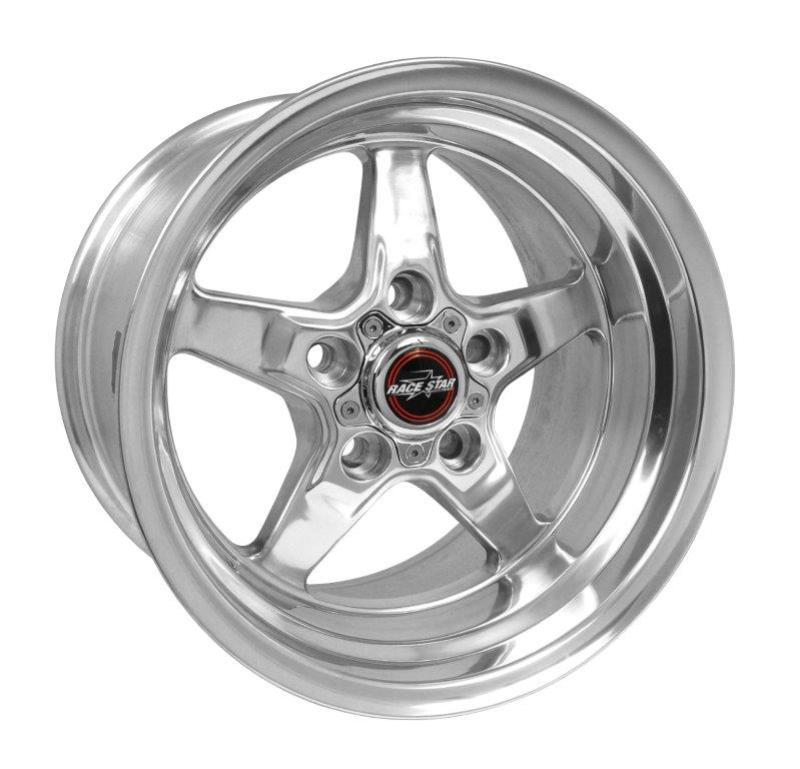 Race Star 92 Drag Star 15x10.00 5x4.50bc 6.25bs Direct Drill Polished Wheel.