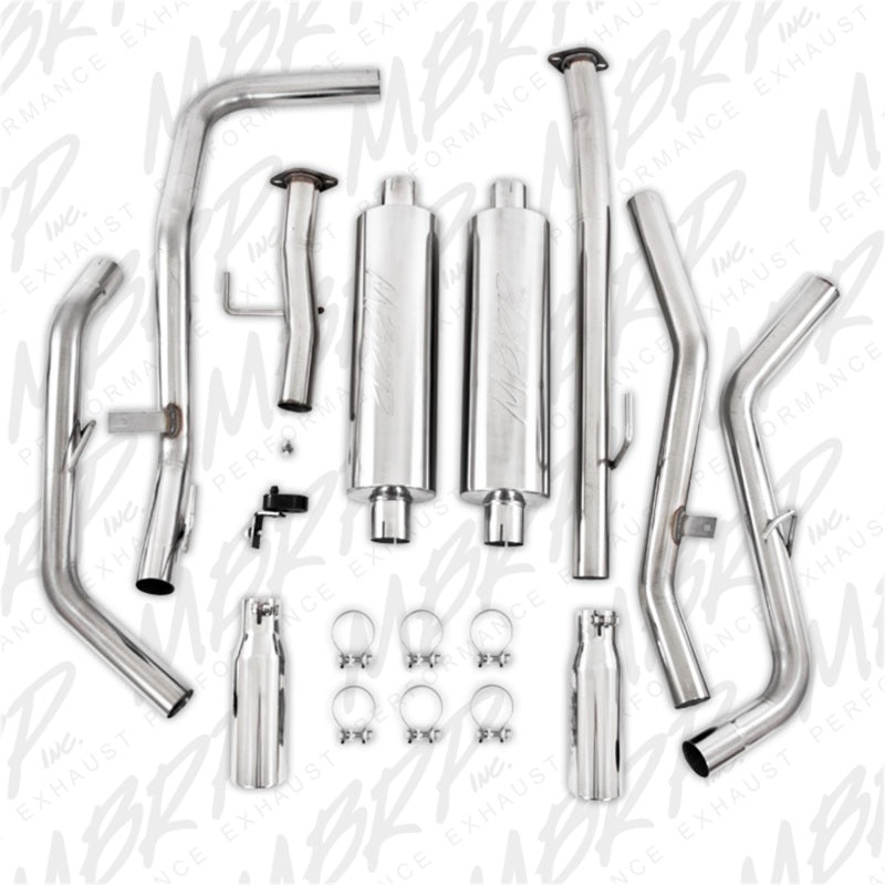 MBRP 2009-2010 Toyota Tundra 5.7L EC-Std. & SB/CC-SB Cat Back Dual Split Side.