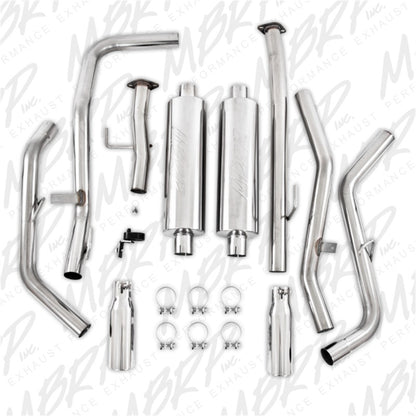 MBRP 2009-2010 Toyota Tundra 5.7L EC-Std. & SB/CC-SB Cat Back Dual Split Side.