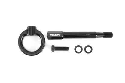 Perrin Tow Hook Kit - Front 13-18 Subaru Forester - Flat Black.