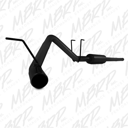 MBRP 09-14 Dodge Ram 1500 5.7L Cat-Back Single Side AL - Black.