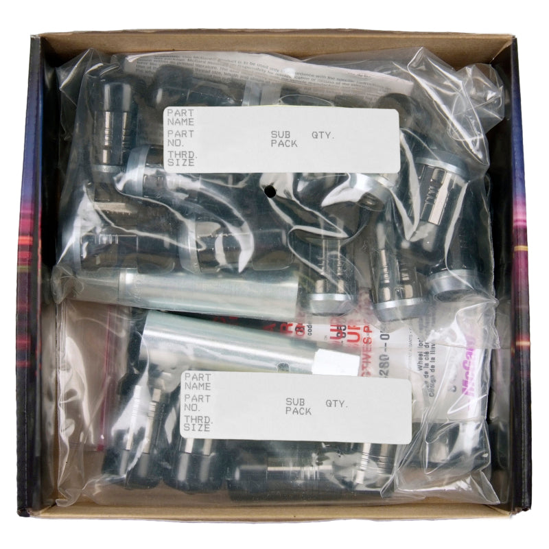 McGard SplineDrive Tuner 5 Lug Install Kit w/Locks & Tool (Cone) M14X1.5 / 22mm Hex - Blk.