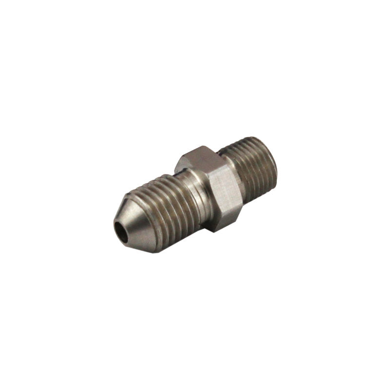 Turbosmart 1/8in NPT to -4AN SS Male Fittings.