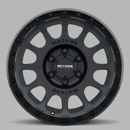 Method MR305 NV 18x9 -12mm Offset 6x5.5 108mm CB Double Black Wheel.