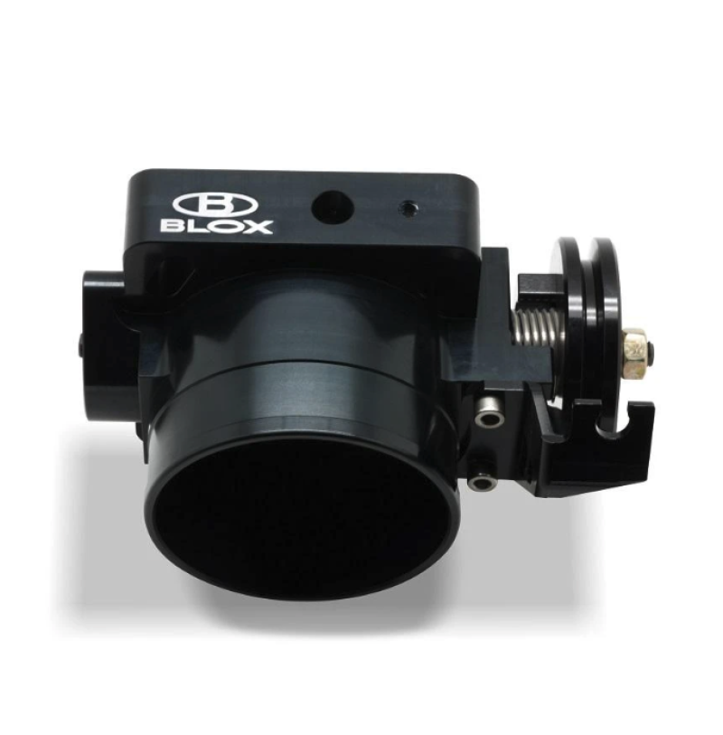 BLOX Racing 70mm Billet Throttle Body - Anodized Black.