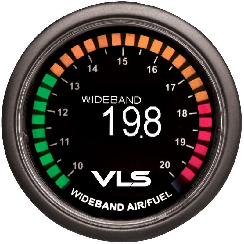 Revel VLS 52mm 10.0:1-20.0:1 AFR Digital OLED Wideband Air/Fuel Ratio Gauge.