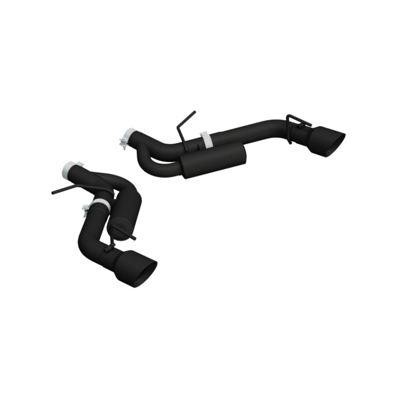 MBRP 16-19 Chevrolet Camaro SS Dual Rear Exit Axle Back w/ 4.5in OD Tips - BLK (Non NPP Models).