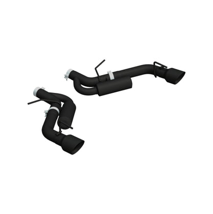 MBRP 16-19 Chevrolet Camaro SS Dual Rear Exit Axle Back w/ 4.5in OD Tips - BLK (Non NPP Models).