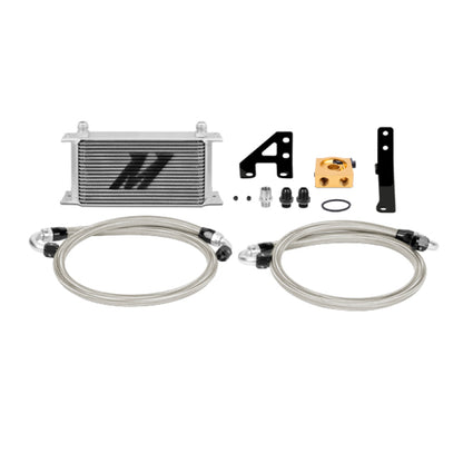 Mishimoto 15 Subaru STI Thermostatic Oil Cooler Kit - Silver.