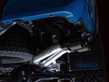 AWE Catback Exhaust w/ BashGuard - Diamond Black Tips | 3015-33826