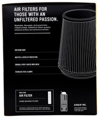 Airaid Replacement Filter Element for 3in Concept II - Dry / Red Media