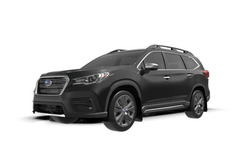 Rally Armor 18-19 Subaru Ascent UR Black Mud Flap w/ Grey Logo.