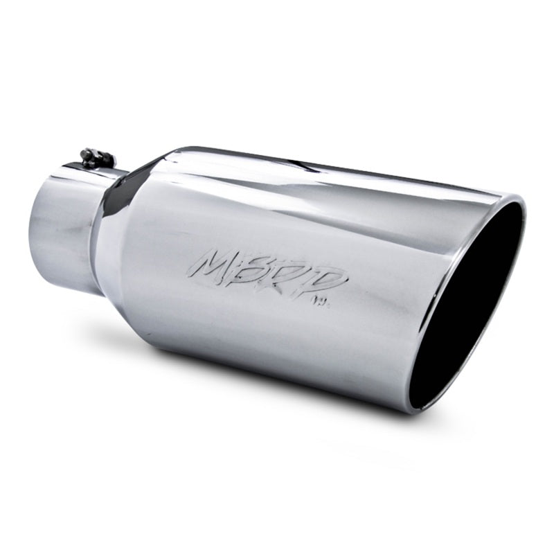 MBRP Universal Tip 8in OD Rolled End 5in Inlet 18in Length T304.