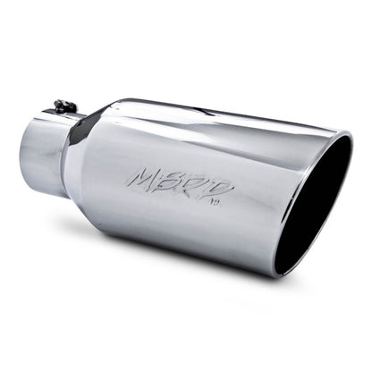 MBRP Universal Tip 8in OD Rolled End 5in Inlet 18in Length T304.