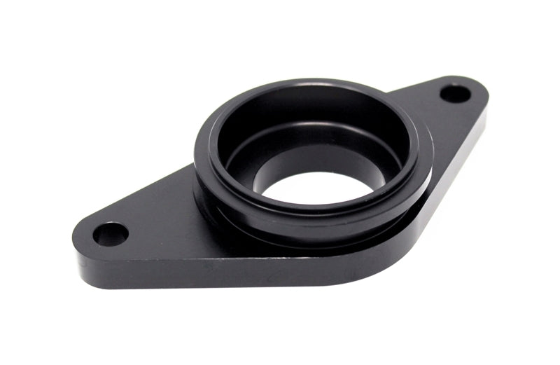 Torque Solution Tial Black Blow Off Valve Adapter: 02-07 Subaru WRX / 04-18 STI.