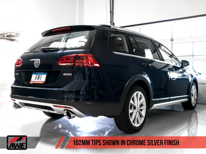 AWE Tuning Touring Catback Exhaust - Polished Tips | 3015-32098