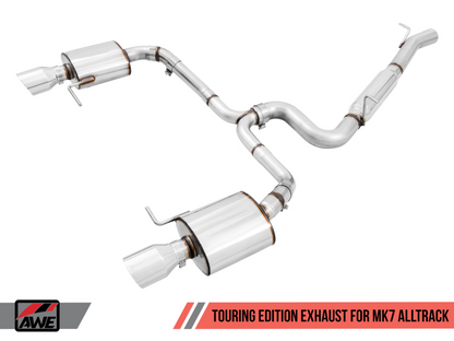 AWE Tuning Touring Catback Exhaust - Polished Tips | 3015-32098