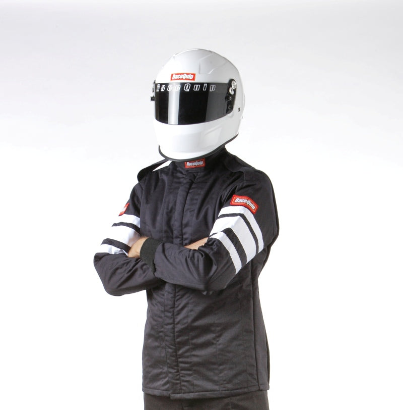 RaceQuip Black SFI-5 Jacket - Small.
