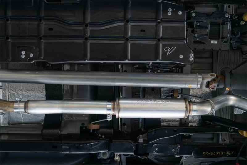 MBRP 2017+ Ford F-250/F-350 6.2L/7.3L Super/Crew Cab Single Side 4in T304 Catback Exhaust.