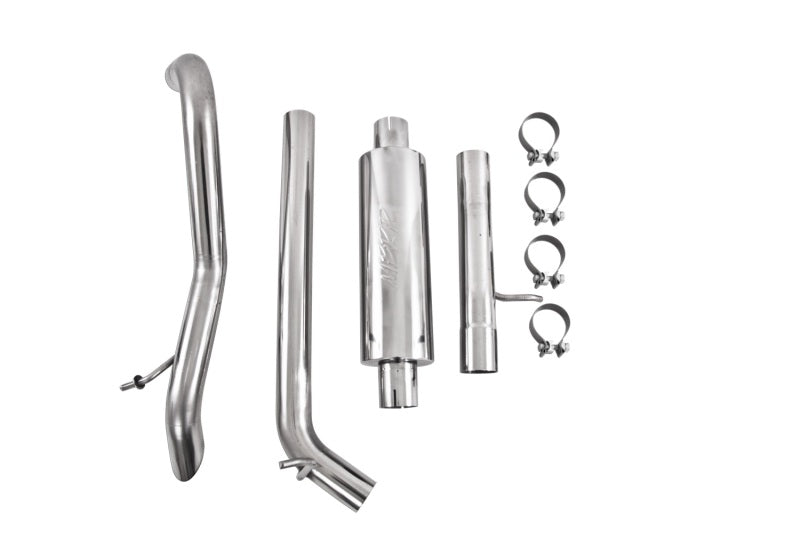 MBRP 12 Jeep Wrangler/Rubicon 3.6L V6 Cat Back Single Rear Exit Off-Road 409 Exhaust.