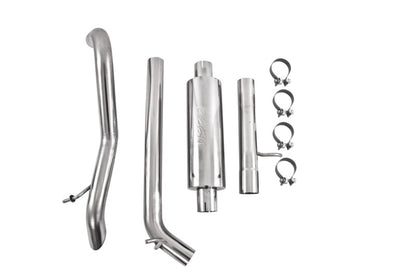MBRP 12 Jeep Wrangler/Rubicon 3.6L V6 Cat Back Single Rear Exit Off-Road 409 Exhaust.