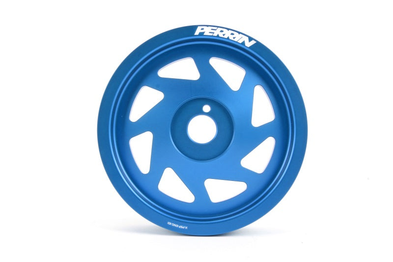 Perrin 15-18 Subaru WRX / 13-20 BRZ / 14-18 Forester XT FA/FBCrank Pulley - Blue.