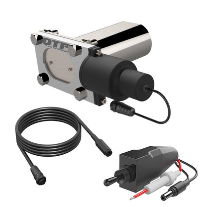 QTP Bolt-On QTEC Low Profile Oval Electric Cutout Valve.