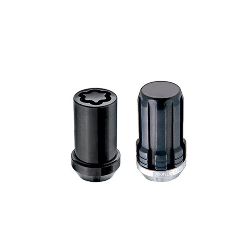 McGard SplineDrive Tuner 5 Lug Install Kit w/Locks & Tool (Cone) M14X1.5 / 22mm Hex - Blk.