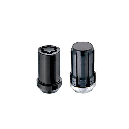 McGard SplineDrive Tuner 5 Lug Install Kit w/Locks & Tool (Cone) M14X1.5 / 22mm Hex - Blk.