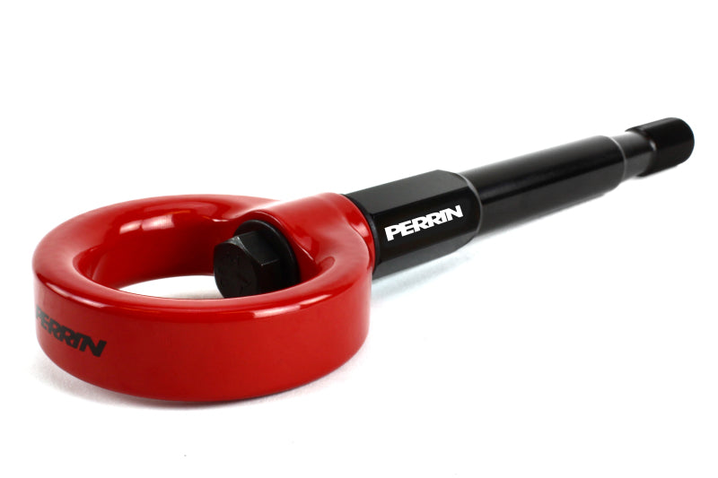 Perrin 15-19 Subaru WRX/STI Tow Hook Kit (Rear) - Red.